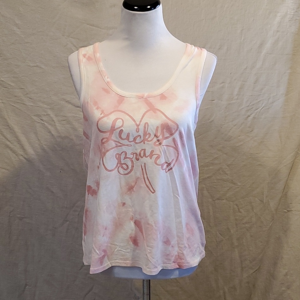 Lucky Brand Tie Dye Tank SZ LG
